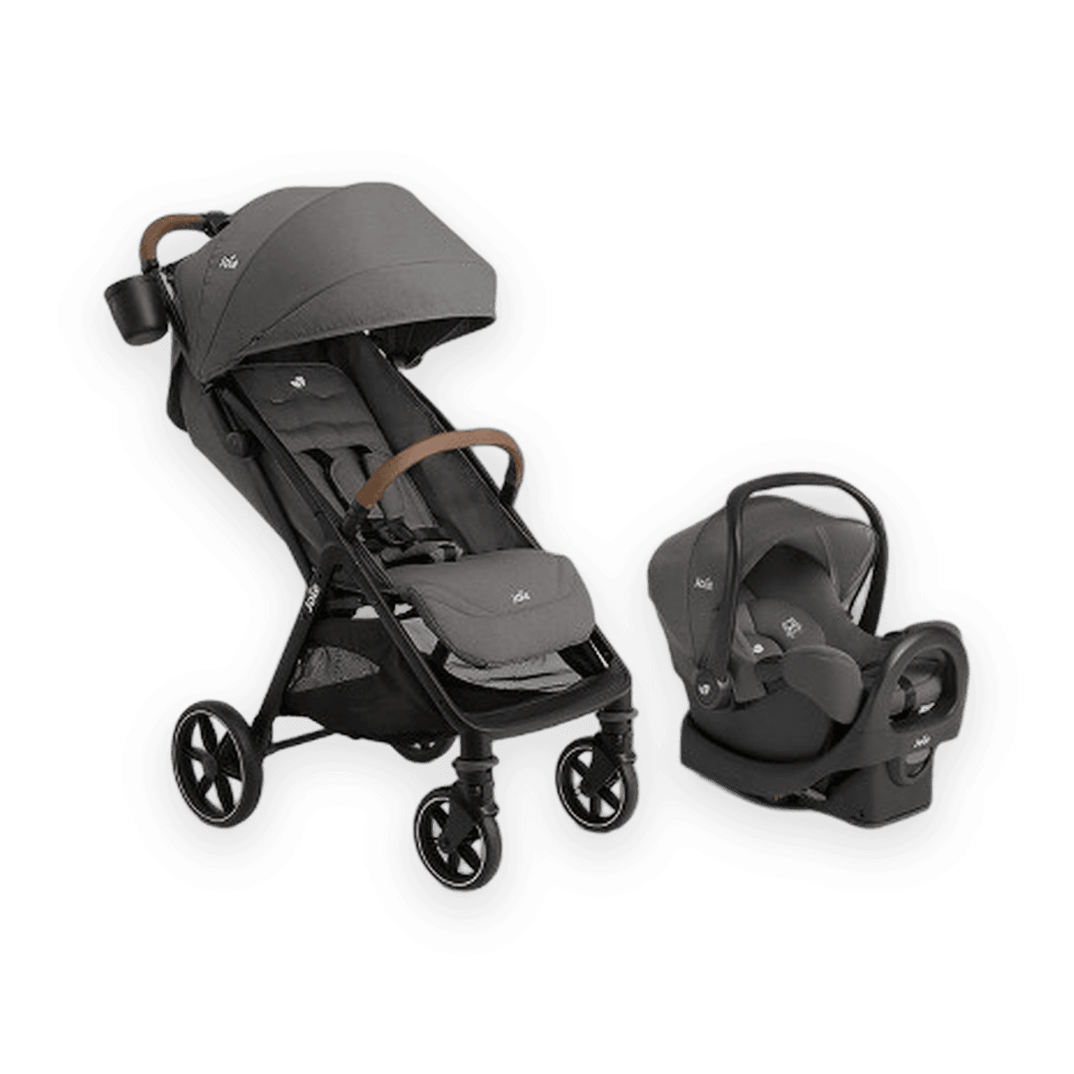Joie Nutmeg and Rue Travel System stroller, product packaging