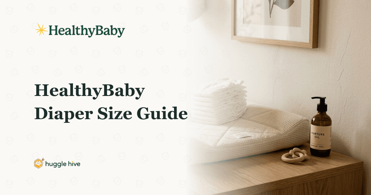HealthyBaby Diaper Size Guide: Clean-Label Sizing by Weight