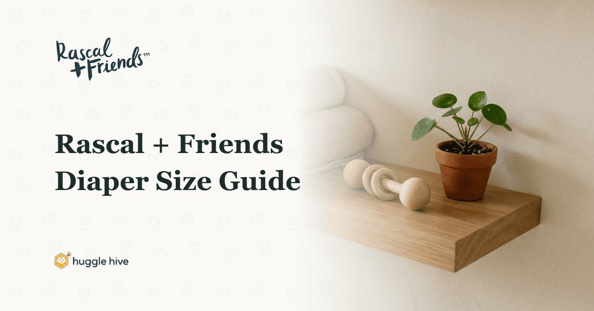 Rascal + Friends Diaper Size Guide: Value-Premium Fit by Weight