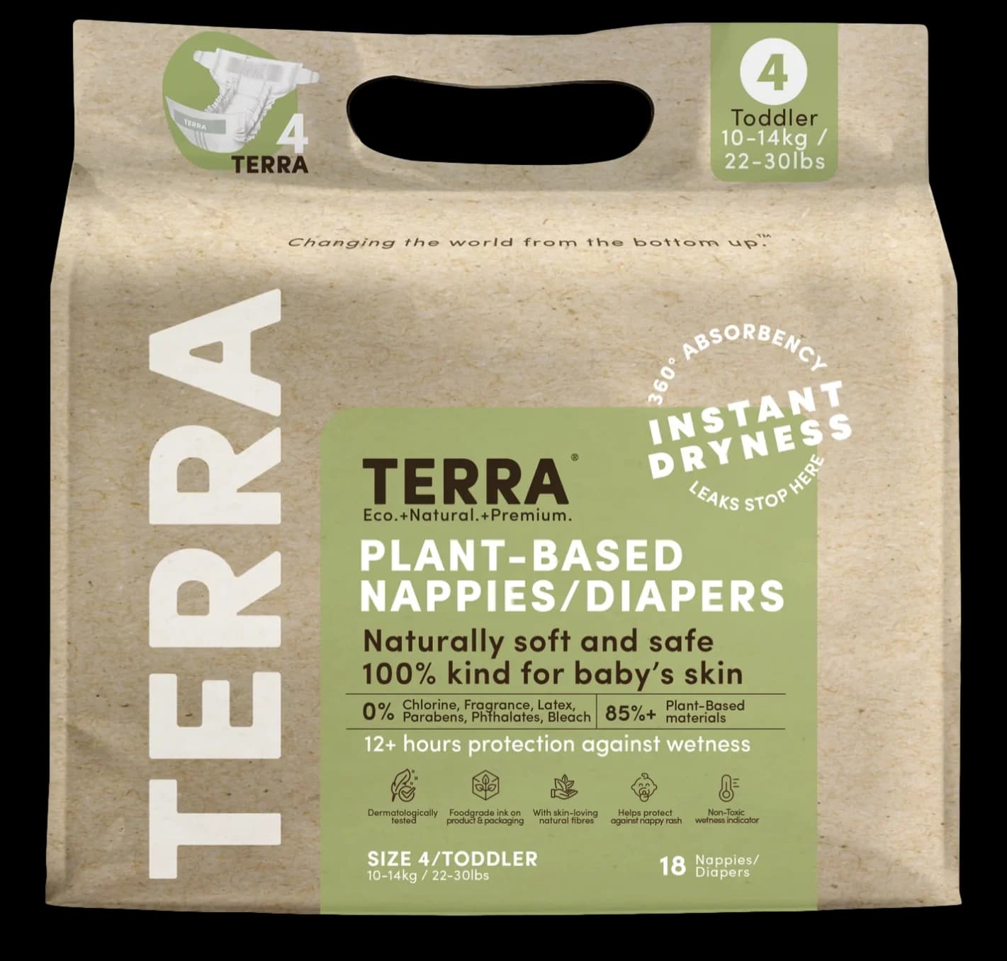 Terra 85% Plant-Based Diapers