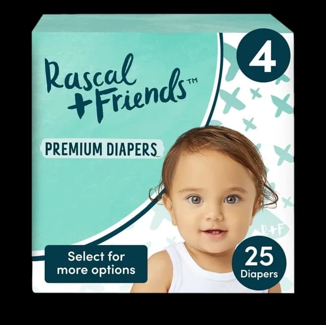 Rascal + Friends Premium Diapers