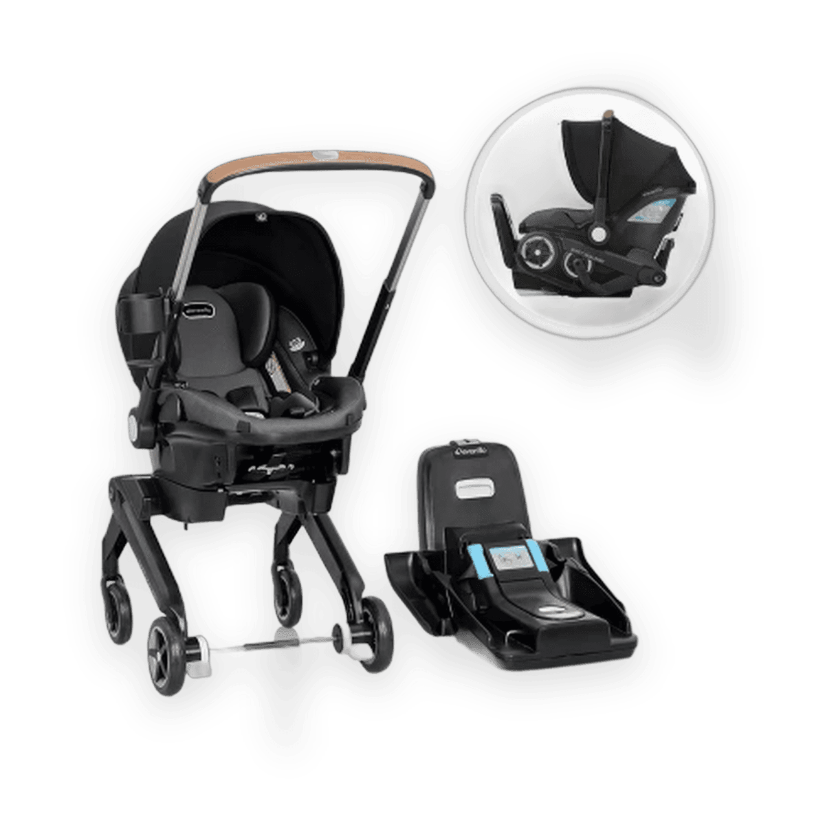 Evenflo Shyft DualRide Travel System stroller, product packaging