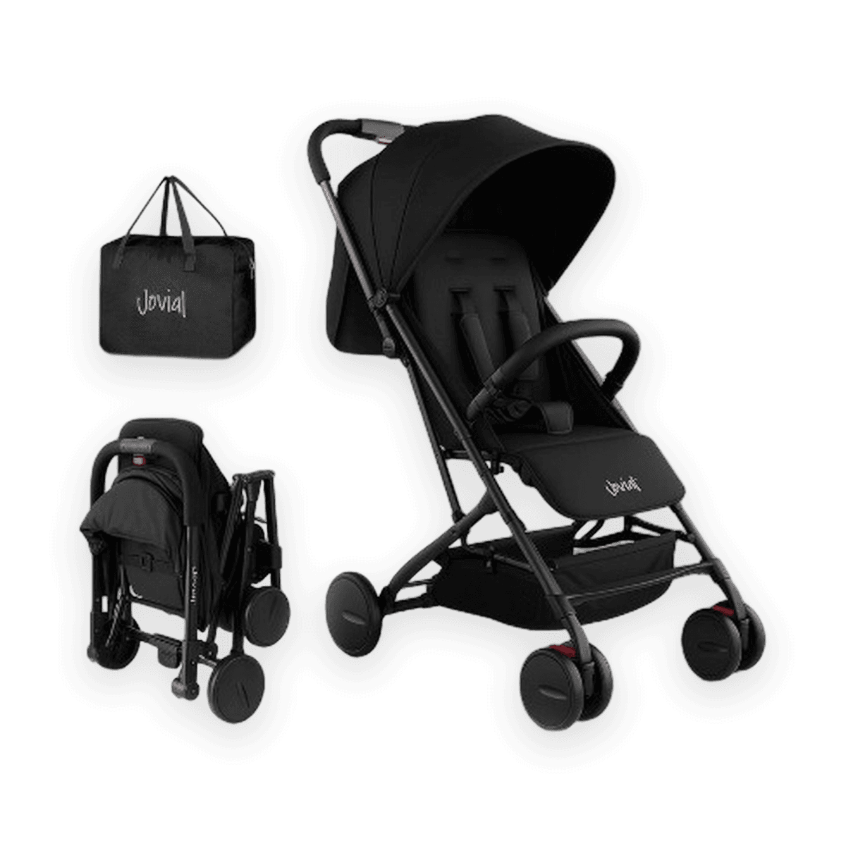 Jovial Portable Folding Baby Stroller stroller, product packaging